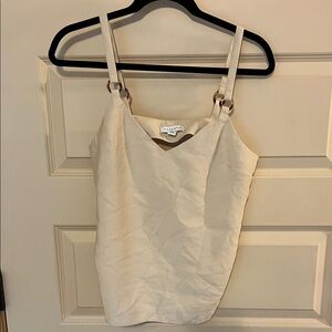 Topshop Cream Camisole with Ring Details